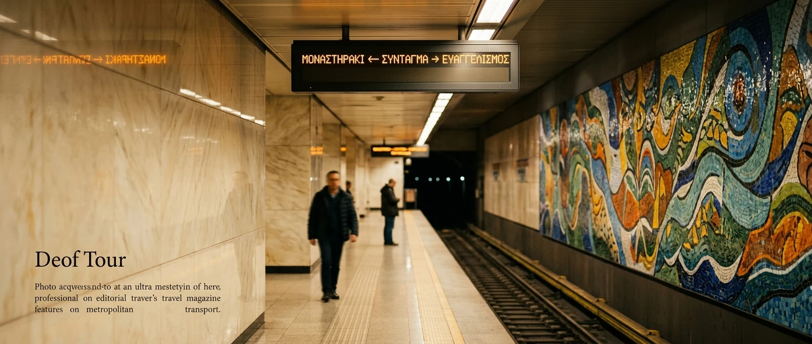 Σύνθετος χάρτης μετρό Αθήνας με τις τρεις γραμμές πράσινη, κόκκινη και μπλε