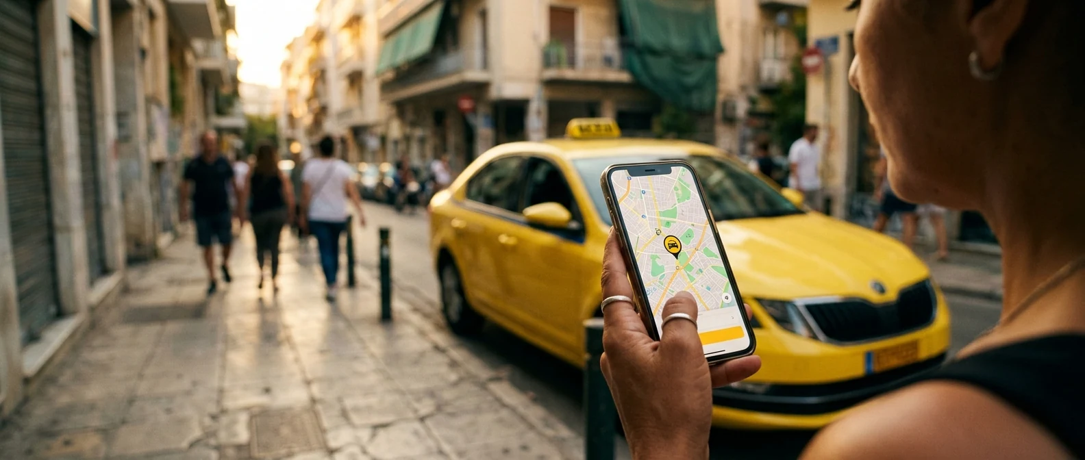 Εφαρμογές ταξί στην Αθήνα — Uber, Beat, FreeNow